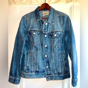 Madewell The Jean Jacket in Medford Wash Size Large Excellent Condition